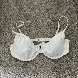 White Underwire Bikini Top